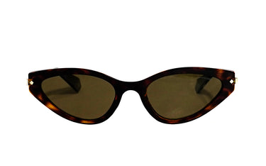 Polaroid Brown Tortoise Curve Women's Sunglasses