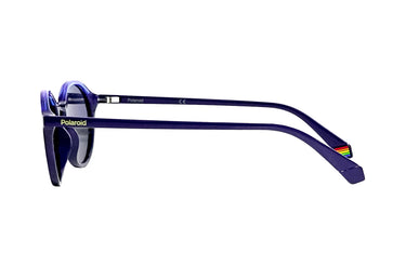 Polaroid Blue Round Women's Sunglasses