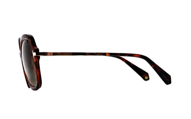 Polaroid Brown Curve Women's Sunglasses