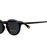 Polaroid Black Round Women's Sunglasses 