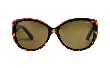 Polaroid Brown Curve Women's Sunglasses