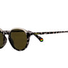 Polaroid Brown & Black Round Women's Sunglasses 